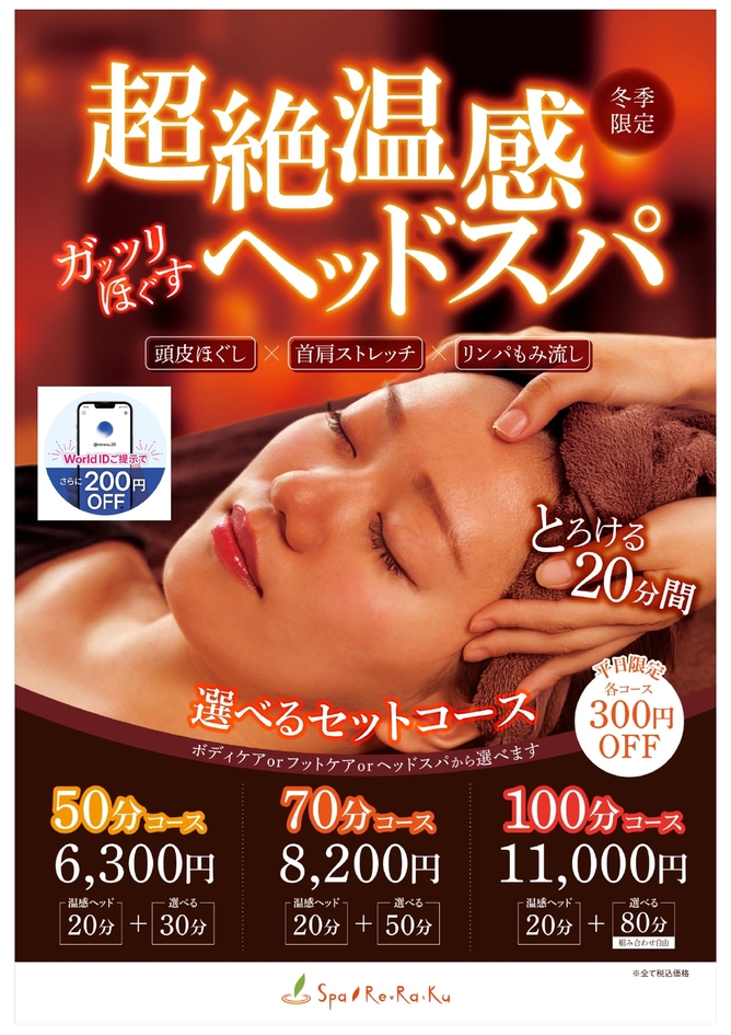 ボディケア スパリラク 1月キャンペーンお知らせ