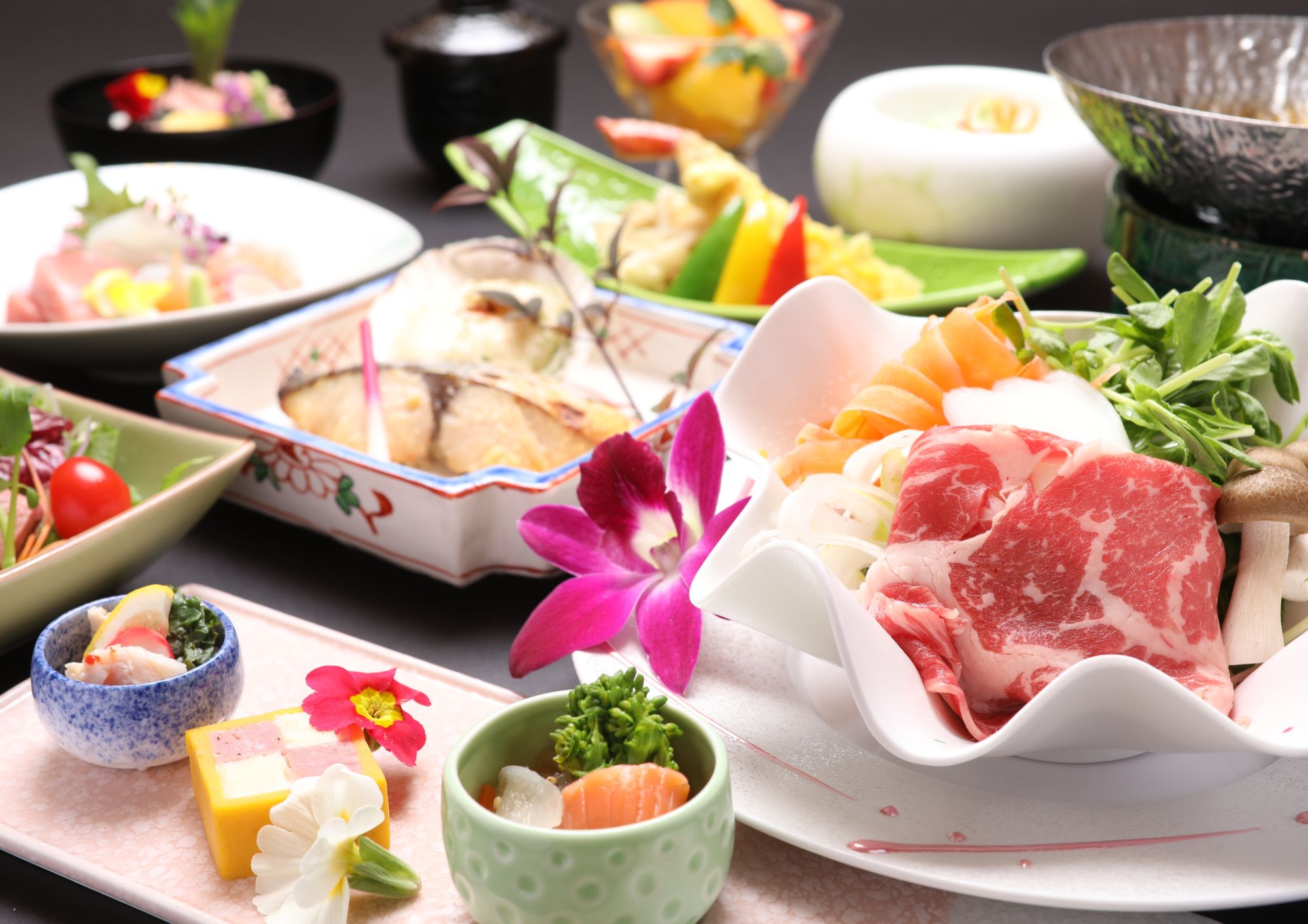 【前日までに要予約・2名様~OK】料理長のおもてなし会席コース